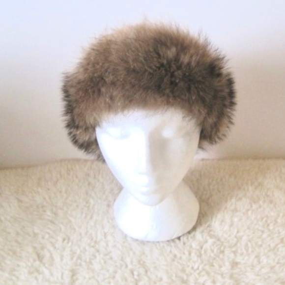 Genuine Beaver Fur Headband - Picture 1 of 5